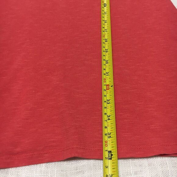 Toad & Co Rosemarie Dress Women S Coral Organic Cotton Scoop Neck Pockets Casual - Picture 12 of 12